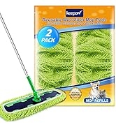 KEEPOW Reusable XL Wet Pads Refills for Swiffer XL Mop Sweeper, X-Large Dry-Sweeping/Wet-Mopping ...