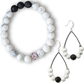 Luna Bracelet + Earrings & Howlite