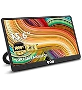 Portable Monitor, QQH 15.6" Portable Travel Monitor for Laptop 1080P FHD IPS Second Screen, Gamin...