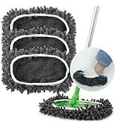 Reusable Mop Pad for Swiffer Sweeper, Upgraded Wet Dry Mop Cloth Washable Sweeper Refills Dust Mo...