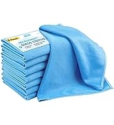 HOMEXCEL 8 Pack Microfiber Glass Cleaning Cloth, Streak Free, Reusable Microfiber Cleaning Cloth ...