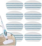 HOMEXCEL Steam Mop Pads Compatible with PurSteam ThermaPro 10-in-1 Reusable Washable Microfiber S...