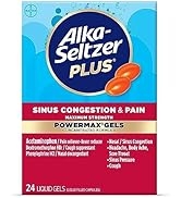 Alka-Seltzer Plus Maximum Strength PowerMax Sinus Congestion and Pain Liquid Gels - Sinus Congest...