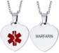 Silver Necklace-warfarin