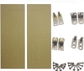 Satin Chrome Finish Hinges