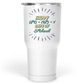 30 Oz White Large Tumbler