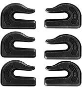 6Pcs Weld-On Chain Hook, 3/8 Inch Grade 70 Clevis Grab Hooks for Tractor Bucket, Heavy Duty Grab ...