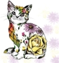 Floral Cat