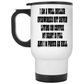 14 Oz White Travel Mug