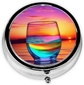 Colorful Glass Drink Sunset