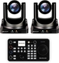 2pcs 30X NDI camera + 1pcs IP Joystick