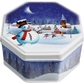 Christmas Moon and Snowman Scene Tin 115g