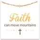 Faith can move mountains