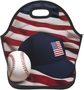 American Flag And Baseball