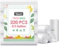 Clear-220pcs-0.5Gallon