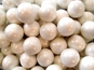 Shimmer White / Pearl White Gumballs 1" Large