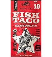 Riega Organic Fish Taco Seasoning.8 Ounce (Pack of 8)