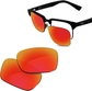 Polarized Fire Red Mirror