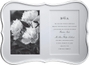 Double Invitation Picture Frame -Silver