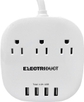 3 AC Outlets & 4 USB & White