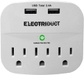 3 AC Outlets & 2 USB & White