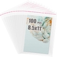 8.5"x11" Pack of 100