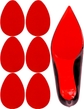 6 Pcs Flat-red