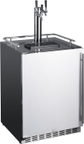 24 Inch Black Beverage Refrigerator & Kegerator