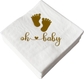 Oh Baby - White & Gold (50pcs)