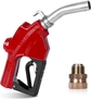 1"-19/16" auto nozzle with hook and 360° swivel (red)