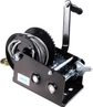 2000lb Steel Cable Winch - Black