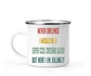 12 Oz White Camping Mug