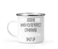 12 Oz White Camping Mug