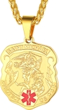 04. Saint Michael Shield-Gold-Custom