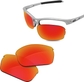 Polarized Fire Red Mirror