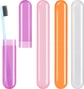 Pink, Purple, Orange, Clear