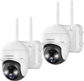 White - 2 Pack 3MP Cam