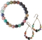 Terra Bracelet + Earrings & Mixed Gemstone