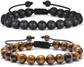 Matte Agate Bracelet&Tiger Eye Bracelet