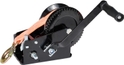 3500 lb Webbing Orange Winch-Black