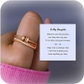 C: rose gold anxiety rings