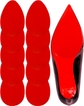 10 Pcs Flat-red