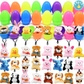 24pcs Easter eggs with stuffed animals