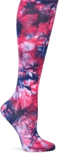 Magenta-navy Tie Dye