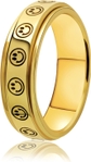 Gold Smiley Face Ring