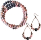 Love Wrap Bracelet + Earrings & Rhodonite