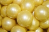 Shimmer Yellow / Pearl Yellow Gumballs 1" Large