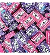 Nerds Candy Bulk 2LB Bag of Strawberry and Grape Nerds Bulk Mini Boxes by Snackivore.