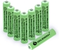 8PCS NIMH AAA 600mAh Batteries