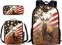 Deer American Flag